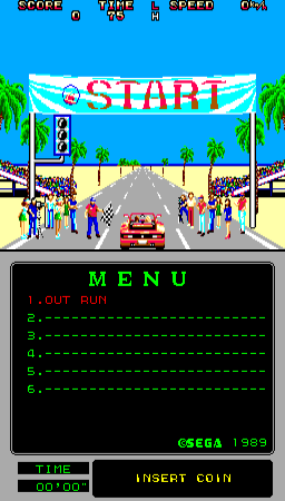 OutRun (Mega-Tech, SMS based)